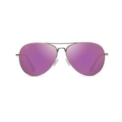 Maui Jim Mavericks Sunglasses Unisex Rose Gold Frame Maui Sunrise Lens Polarized