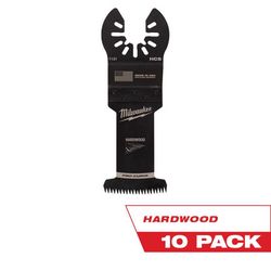 Milwaukee Universal Fit Open-Lok 1-3/8 in. L X 1-3/8 in. W High Carbon Steel Japanese Blade Hardwood
