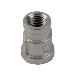B&K Proline 3/8 in. FIP X 1/4 in. D FIP Stainless Steel Reducing Coupling
