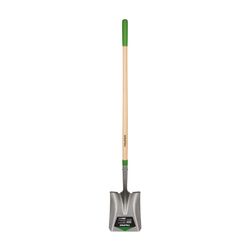 Truper 58 in. Steel Square Transfer Shovel Wood Handle