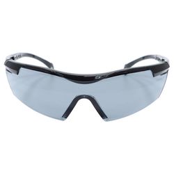 General Electric 01 Series Anti-Fog Impact-Resistant Safety Glasses Smoke Lens Black Frame 1 pk