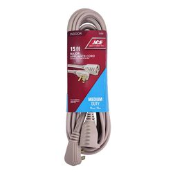 Ace 14/3 SPT-3 125 V 15 ft. L Appliance Cord