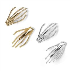 Death Grip Halloween Death Grip Skeleton Hair Pins 2 pk