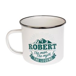 Top Guy Robert 14 oz Multicolored Steel Enamel Coated Mug 1 pk