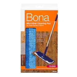 Bona Microplus 15 in. Flat Microfiber Deep Clean Pad 1 pk