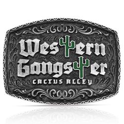 Montana Silversmiths Western Gangster Attitude Belt Buckle