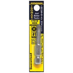 Eazypower Isomax Phillips Reduced #2 Super Reduced X 1-15/16 in. L Power Bit Chrome Vanadium Steel 1