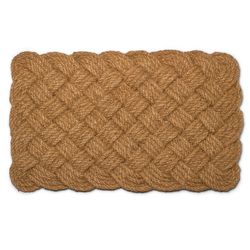 Abbott 22 in. W X 33 in. L Natural Woven Coir Door Mat