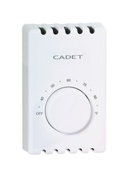 Cadet T522W Heating Dial Double Pole Line Voltage Thermostat