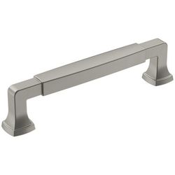 Amerock Transitional Bar Cabinet Pull 5-1/16 in. Satin Nickel Silver 1 pk