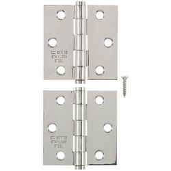 Ace 2-1/2 in. L Stainless Steel Narrow Hinge 2 pk