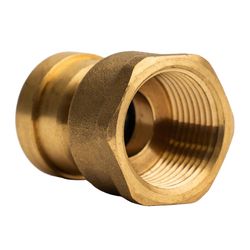 QuickFitting Push to Connect 1/2 in. PF Brass Adapter