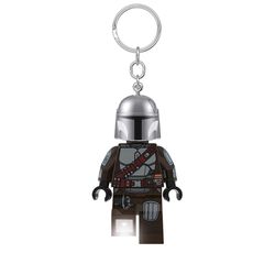 LEGO Star Wars Plastic Multicolored Mandalorian Keychain w/LED Light