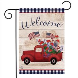 Briarwood Lane Garden Flag 12.5 in. H X 18 in. W