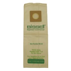 Bissell BigGreen Commercial Vacuum Bag For Replacement Filter Bag 10 pk BG101H
