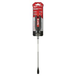 Milwaukee 3/8 in. X 8 in. L Slotted Cushion Grip Screwdriver 1 pc