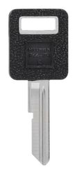 HILLMAN Traditional Key Automotive Key Blank Single For GM Black/Silver