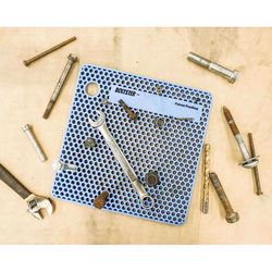 Boltster 10 in. W X 0.4 in. H Bolt & Fastener Organizer Silicone Blue