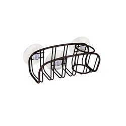 Spectrum Contempo 2.75 in. L X 6.5 in. W X 3 in. H Steel Sponge and Brush Holder