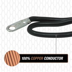 Road Power 6 Ga. 49 in. Battery Cable Lug To Lug