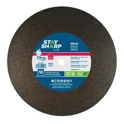 Stay Sharp 12 in. D X 20 mm X 3/32 in. thick Professional Grinding Wheel 1 pc