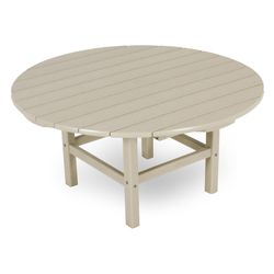 Ivy Terrace Tan Round HDPE Conversation Table