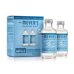 Mrs. Meyer's Clean Day Rain Water Scent Foam Hand Soap Dispenser Refill 2 oz