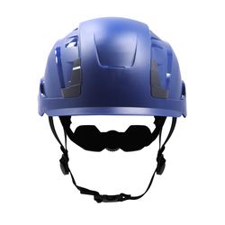 GE 4-Point Ratchet Koroyd Safety Helmet Blue Vented