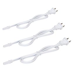 Armacost Lighting 48 in. L White Plug-In LED Tape Light Connector 3 pk