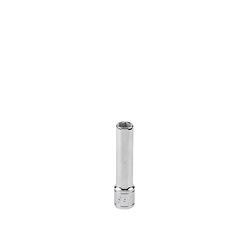 SK Professional Tools 9/32 in. X 1/4 in. drive Metric 6 Point Traditional Deep Socket 1 pc