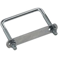 National Hardware 3/8 in. X 3-5/8 in. W X 4 in. L Coarse Zinc-Plated Steel Square U-Bolt
