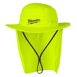 Milwaukee Tool Workskin Hat With Neck Shade Yellow L/XL