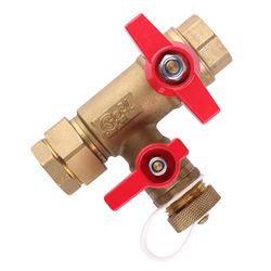 Paragon 3/4 in. FPT in. X 3/4 in. FPT in. Brass Hot/Cold Service Valves Kit