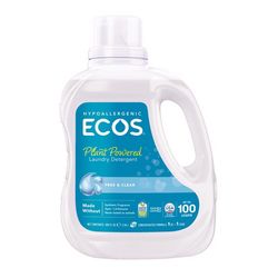 ECOS Free & Clear Scent Laundry Detergent Liquid 100 oz 1 pk