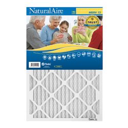 NaturalAire 14 in. W X 25 in. H X 1 in. Synthetic 13 MERV Pleated Air Filter 1 pk
