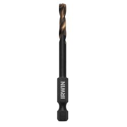 Irwin Turbomax 3/16 in. X 3 in. L Steel Impact Drill Bit Quick-Change Hex Shank 1 pc
