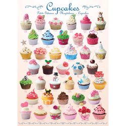 Eurographics Cupcakes Jigsaw Puzzle Multicolored 1000 pc