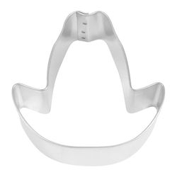 R&M International Corp 3 in. W X 3 in. L Cowboy Hat Cookie Cutter Silver 1 pc