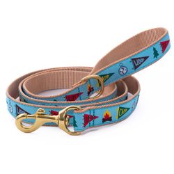 Up Country Blue Camp Woof Nylon Dog Leash