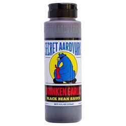 Secret Aardvark Drunken Garlic Black Bean Marinade Sauce 8 oz