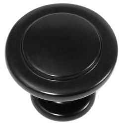 MNG Hardware Riverstone Round Cabinet Knob 1 in. D Matte 1 pk