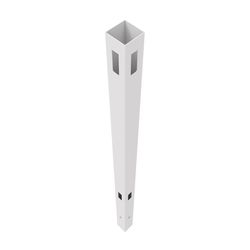 Barrette Outdoor Living 108 in. H X 5 in. W X 5 in. L White Vinyl Corner Post