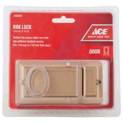 Ace Gold Painted Zinc Rim Deadbolt