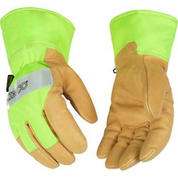 Kinco Men's Outdoor Hi-Viz Work Gloves Green S 1 pair