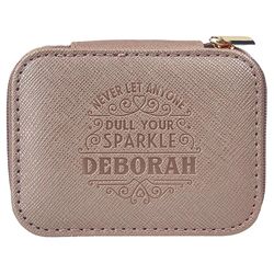 History & Heraldry Deborah Never Let Anyone Dull Your Sparkle Travel Jewellery Box 1 pk