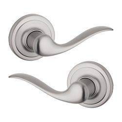 Kwikset Tustin Satin Nickel Passage Lever 1-3/4 in.