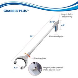 Unger Grabber Plus 32.25 in. Mechanical Pick-Up Tool