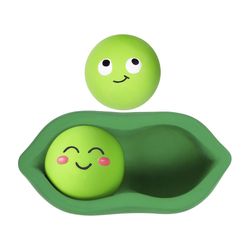 Pet Shop by Fringe Studio For Dog Green Latex We Come in Peas Dog Toy 1 pk