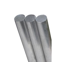 K&S 7/16 in. D X 12 in. L Stainless Steel Unthreaded Rod