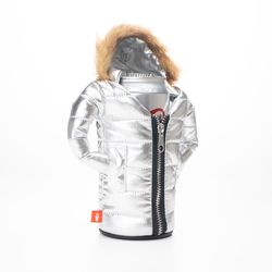 Puffin Drinkwear Silver Polyester The Pahka Bottle Holder
